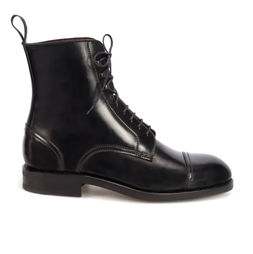 BOTAS EN CORDOVAN NEGRO 80184 OSCAR