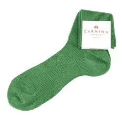 Calcetines cortos de señora en verde pistacho.