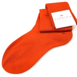 Calcetines lisos en Naranja