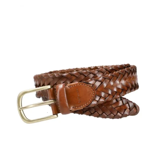 CINTURÓN DE CUERO TRENZADO