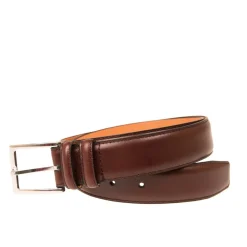 CINTURÓN PIEL HOMBRE BOX CALF BURDEOS