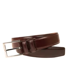 CINTURÓN PIEL HOMBRE CORDOVAN BURDEOS