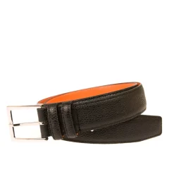 CINTURÓN PIEL HOMBRE GRAIN NEGRO