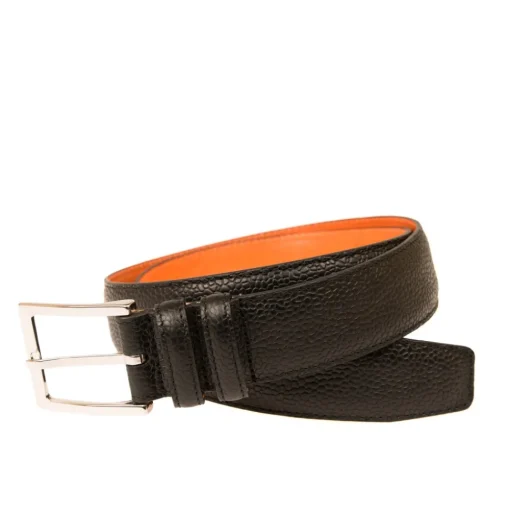 CINTURÓN PIEL HOMBRE KARAGRAIN NEGRO