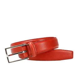 CINTURÓN PIEL MUJER RUSTICALF ROJO