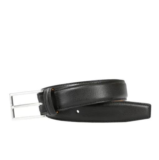 CINTURÓN PIEL MUJER RUSTICALF NEGRO