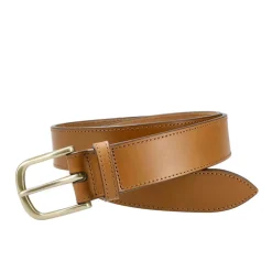 CINTURÓN VAQUETA NUEZ