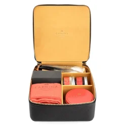 KIT DE CUIDADO DE LUJO PARA ZAPATOS DE PIEL DE BECERRO - BURDEOS