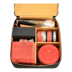 KIT DE CUIDADO DE LUJO PARA ZAPATOS DE PIEL DE CORDOVAN - MARINO