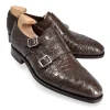 ZAPATOS DOBLE HEBILLA DE COCODRILO 10003 RAIN