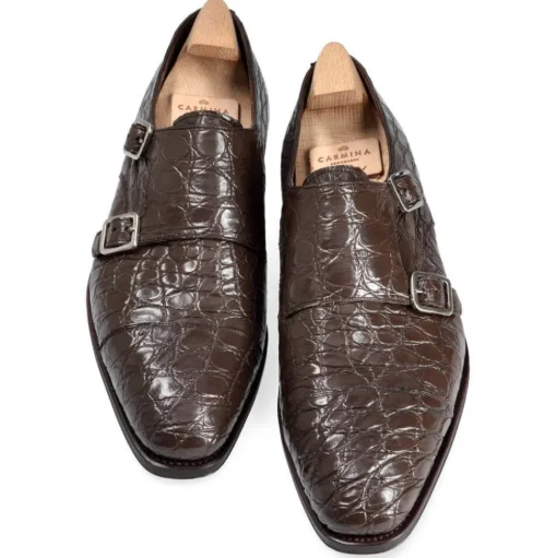 ZAPATOS DOBLE HEBILLA DE COCODRILO 10003 RAIN